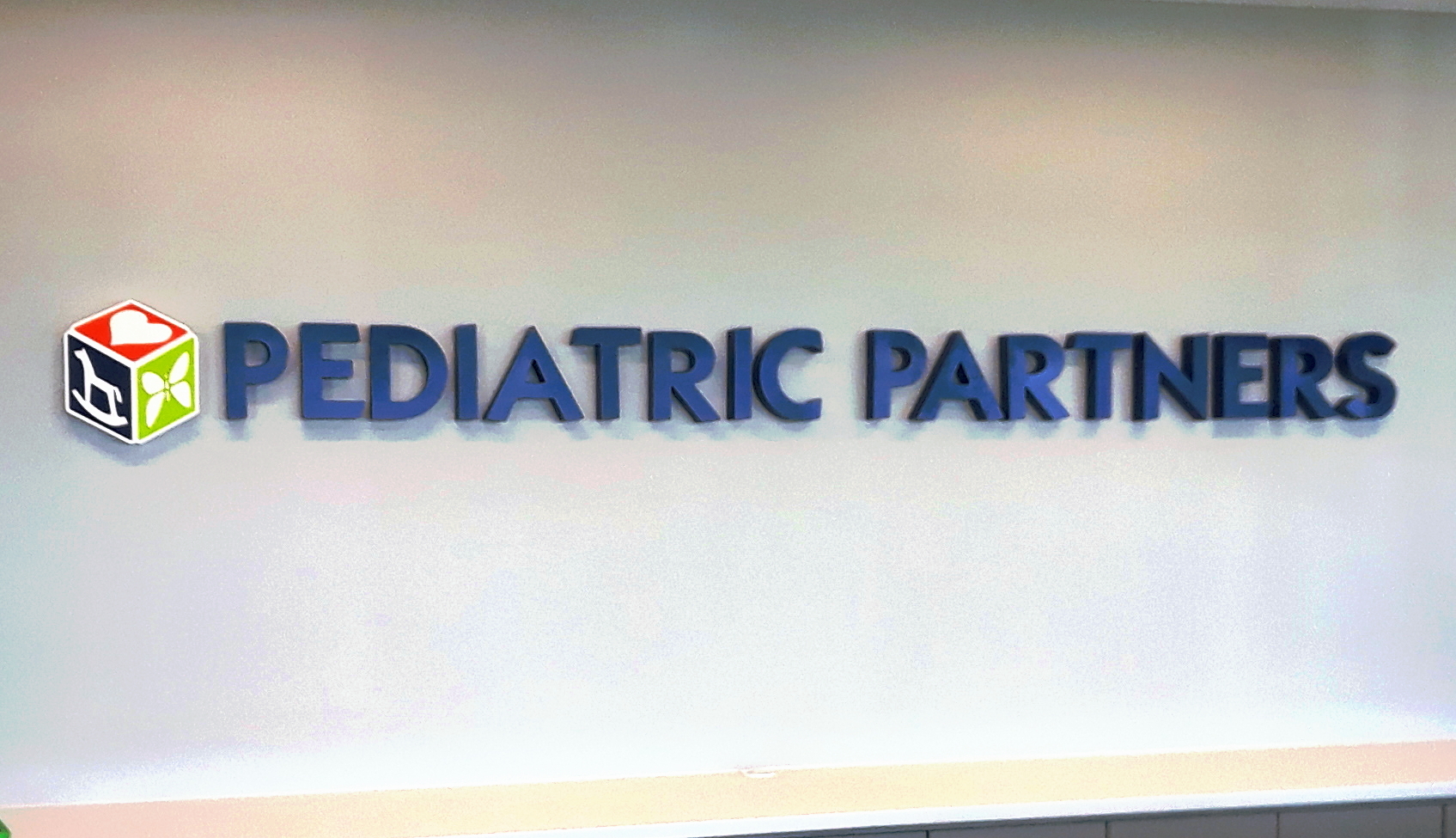 Pediatric office interior sign